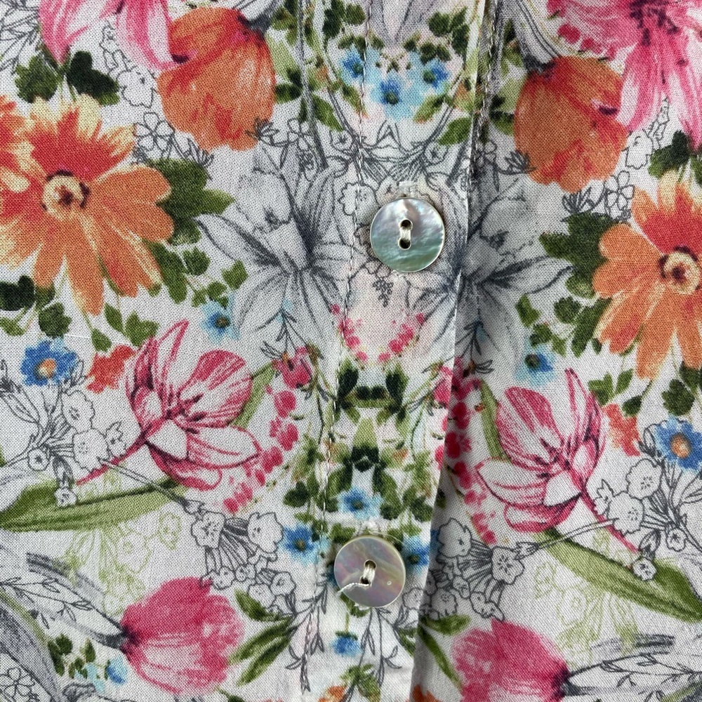 J Jill floral rayon top - Picture 3 of 7
